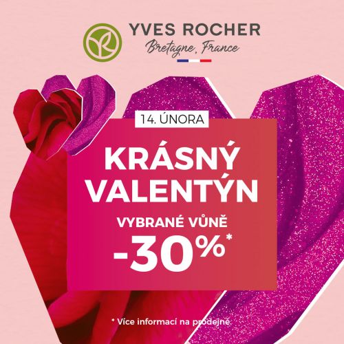 Valentýnská sleva na parfémy Yves Rocher